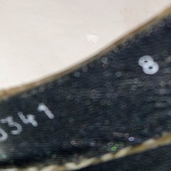 Stuart Weitzman Leather Snakeskin Sling Back Heels Pointed Toe Size 8AA - Picture 7 of 7